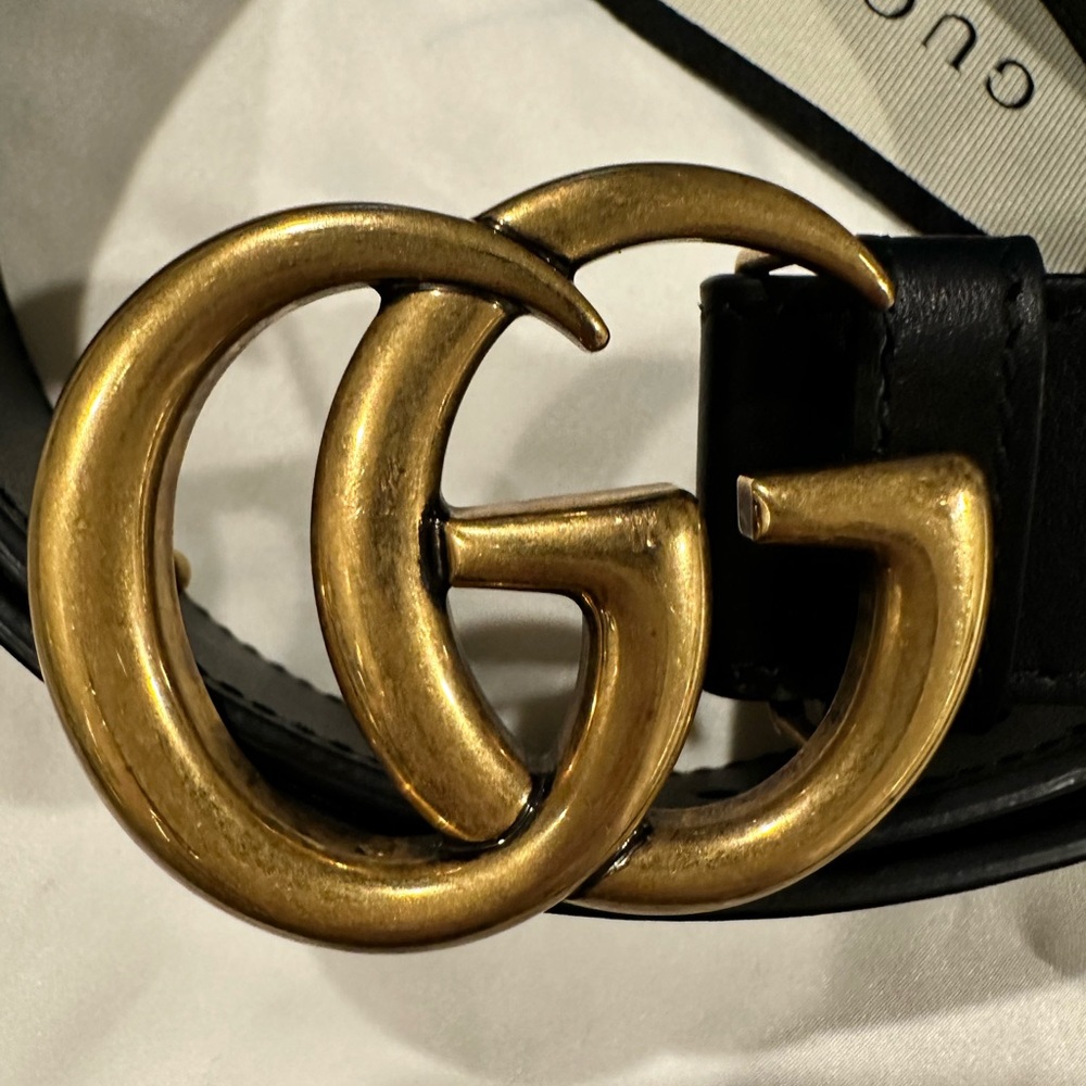 Men’s GG MARMONT THIN BELT size 95-38.